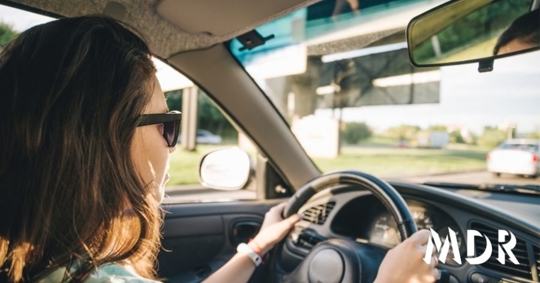 woman driving